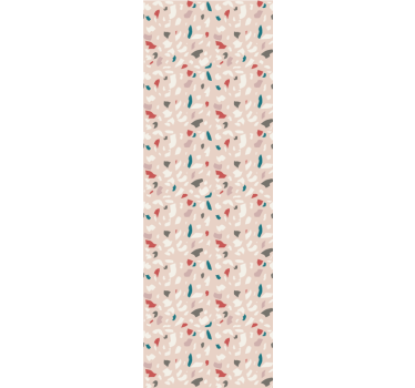 Abstracte beige terrazzo behang patronen - TenStickers