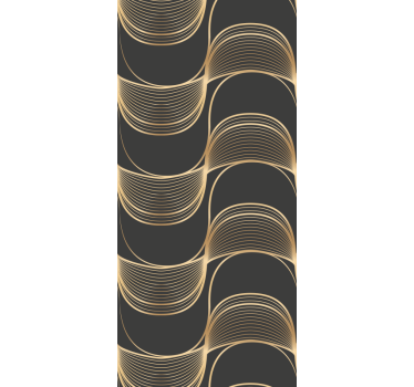 Elegante lijnpatronen geometrisch behang - TenStickers