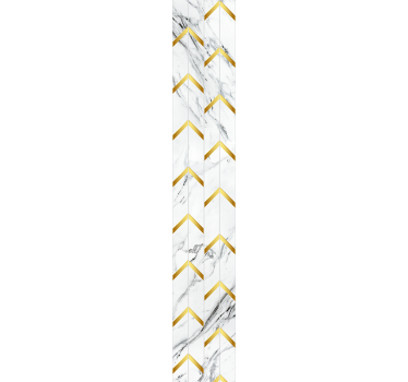 Elegant visgraatpatroon marmeren behang - TenStickers