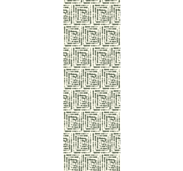Geometrisch patroon vorm behang print - TenStickers