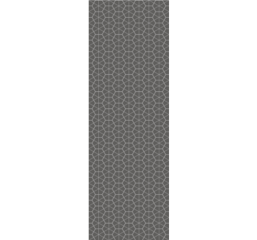 Grijs hexagonaal ontwerp geometrisch behang - TenStickers