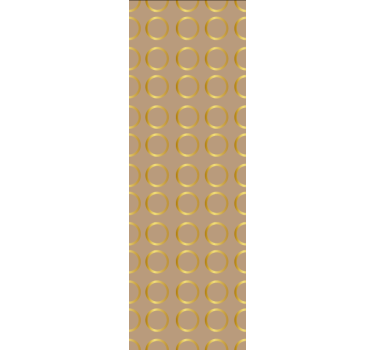 Elegant cirkelpatroon stippen behang - TenStickers