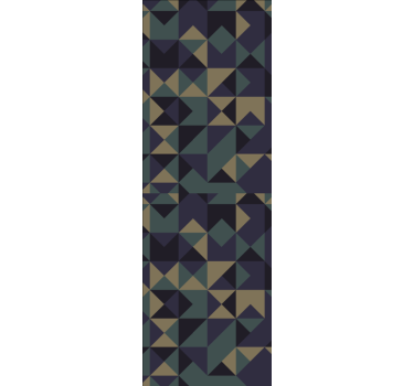 Geometrische abstracte opstelling behang driehoeken - TenStickers
