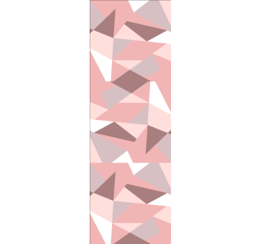 Getextureerde roze patronen geometrisch behang - TenStickers