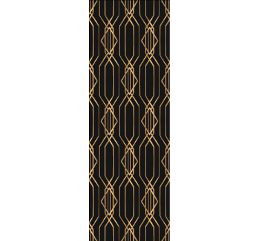 Elegant goudpatroon geometrisch behang - TenStickers