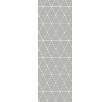 Geometrisch behang grijze elegante driehoeken - TenStickers
