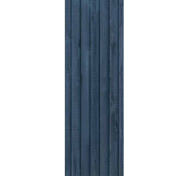 Getextureerde blauwe panelen hout behang - TenStickers