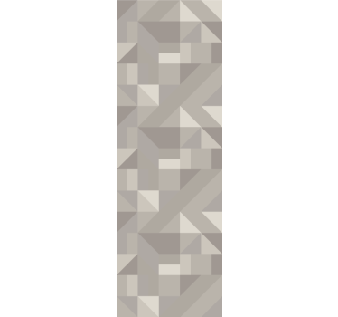 Neutrale beige tinten geometrisch behang - TenStickers