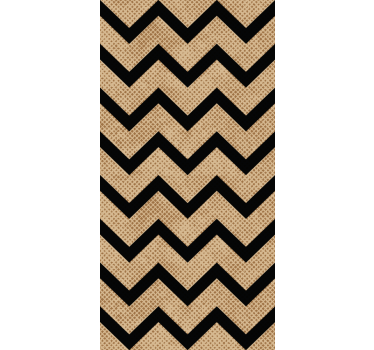 Chevron zigzag stijl geometrisch behang - TenStickers