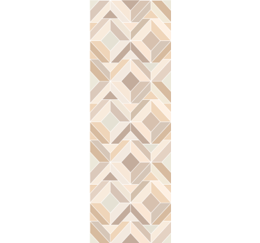Beige gelaagde vormen geometrisch behang - TenStickers