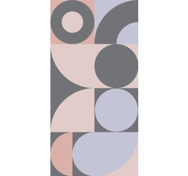 Modern subtiel patroon geometrisch behang - TenStickers