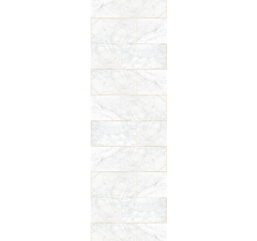 Elegante witte tegels marmeren behang - TenStickers