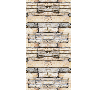 Netjes elegant patroon behang stenen - TenStickers