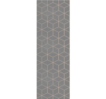 Kubusstructuur geometrisch behang - TenStickers