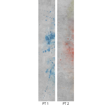 Abstracte spatpatronen betonlook behang - TenStickers