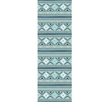 Etniciteit in zachte tonen geometrisch behang - TenStickers