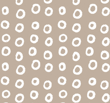 Mooi geometrisch behang met rondjes - TenStickers