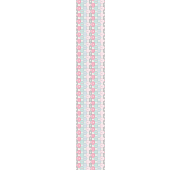 Patchworkharten Behang breimotief - TenStickers