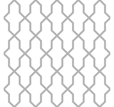 Grijze harmonie geometrisch behang - TenStickers