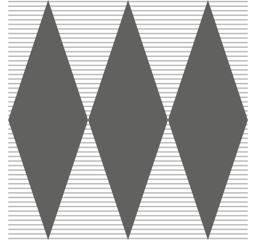Grijs ruitpatroon geometrisch behang - TenStickers