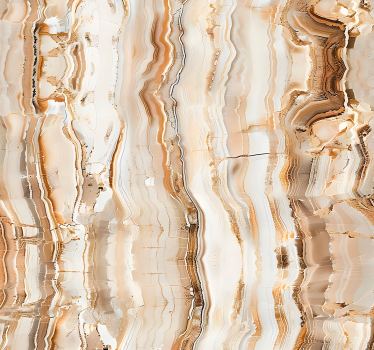 Beige kleuren marmeren behang - TenStickers