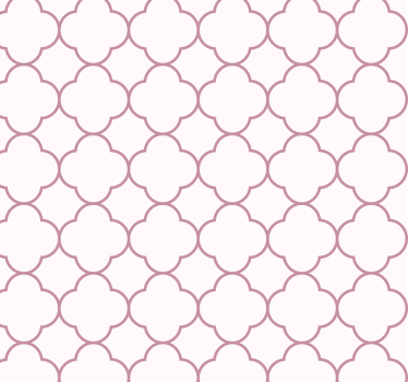 Geometrische ontwerpen behang roze - TenStickers