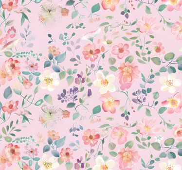 Lente explosie behang roze - TenStickers