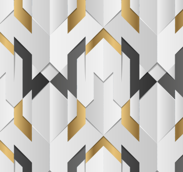 Geometrische zigzagstructuur geometrisch behang - TenStickers