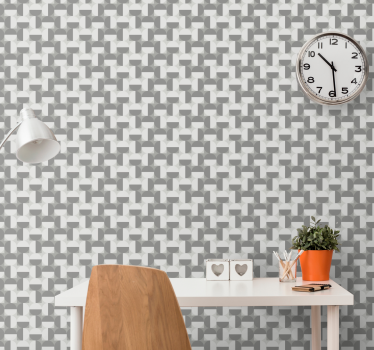 3d kubus patronen geometrisch behang - TenStickers