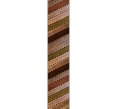 Houten vlecht hout behang - TenStickers