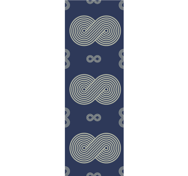 Oneindig luspatroon geometrisch behang - TenStickers