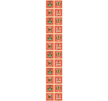 Bierpullen collage keuken behang - TenStickers