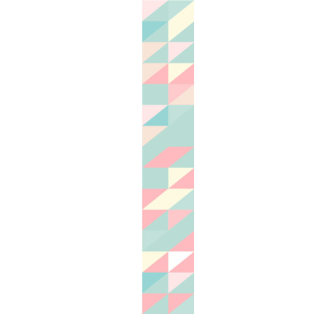Geometrische pastel driehoeken geometrisch behang - TenStickers