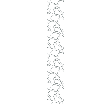 Organisch vormenpatroon geometrisch behang - TenStickers