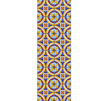 Geometrische patroonharmonie geometrisch behang - TenStickers