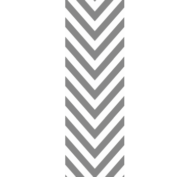 Chevronstreeppatroon geometrisch behang - TenStickers