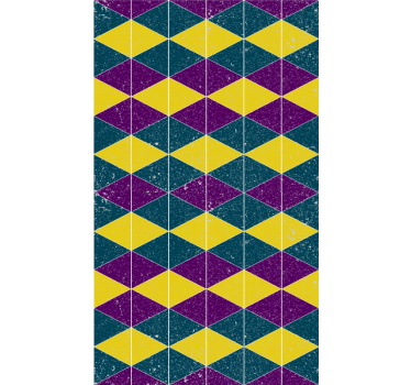 Geometrisch motiefontwerp geometrisch behang - TenStickers
