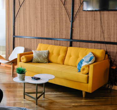 Lineaire houttextuur hout behang - TenStickers