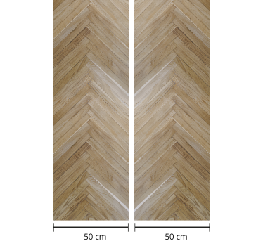 Elegant realistisch patroon hout behang - TenStickers
