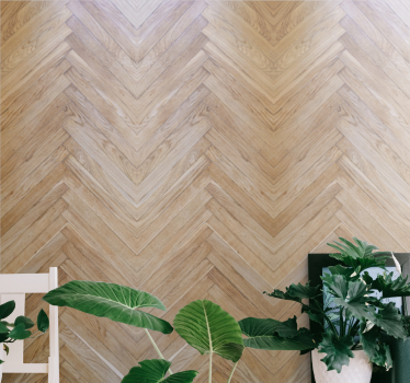 Elegant realistisch patroon hout behang - TenStickers