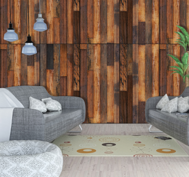Natuurlijk rust hout behang - TenStickers