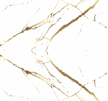 Behang marmer Gouden en wit marmer - TenStickers
