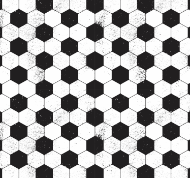 Gespikkelde zeshoeken geometrisch behang - TenStickers
