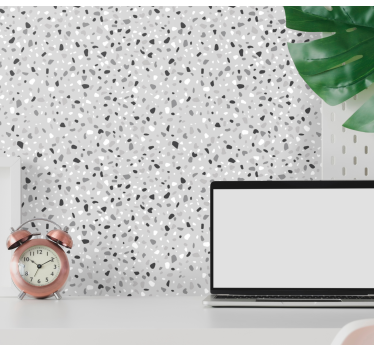 Terrazzo geïnspireerd behang patronen - TenStickers