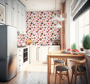 Behang keuken snoep - TenStickers