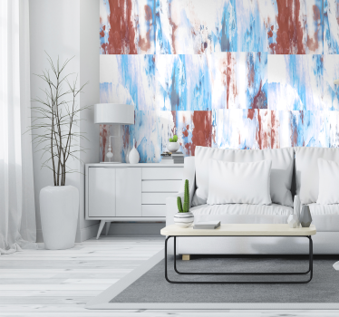 Abstract behang met prachtig ontwerp - TenStickers