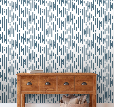 Abstract lijnenpatroon geometrisch behang - TenStickers