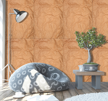Abstract behang kreukelend papier - TenStickers