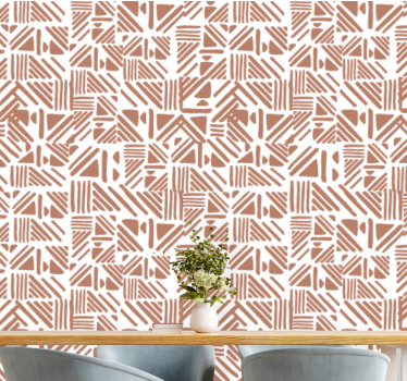 Abstracte geometrische patronen geometrisch behang - TenStickers