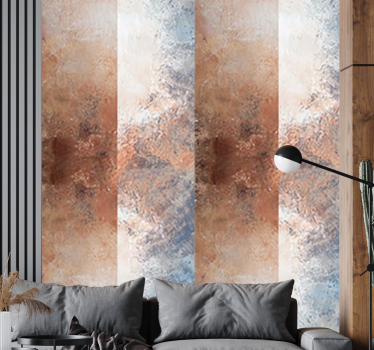 Abstracte textuurstrepen behang print - TenStickers